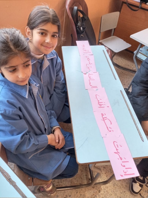 من أنشطة "سلوك يحبّه إمامي" في ثانوية المهدي(ع) الكفاءات